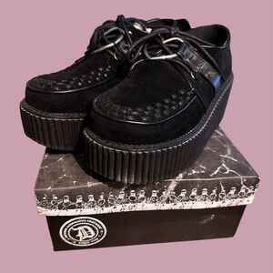 Demonia Cult Creeper 206 Vegan Suede Size 10